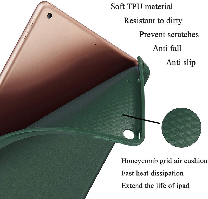 MOCA [Flexible Back] with [Pencil Holder] Smart Case for 10.2 inch iPad 9th 8th 7th Generation 10.2" iPads 2021 2020 2019 Launch A2603 A2604 A2605 A2270 A2428 A2429 A2430 A2197 A2198 A2200 Flip Cover - Image 5