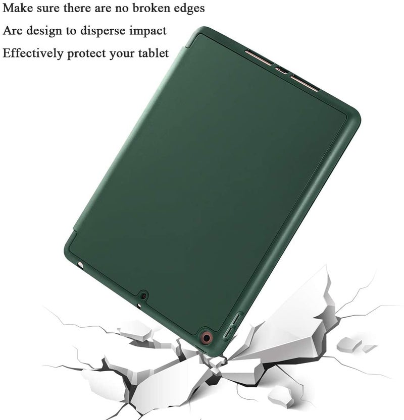 MOCA [Flexible Back] with [Pencil Holder] Smart Case for 10.2 inch iPad 9th 8th 7th Generation 10.2" iPads 2021 2020 2019 Launch A2603 A2604 A2605 A2270 A2428 A2429 A2430 A2197 A2198 A2200 Flip Cover - Image 2