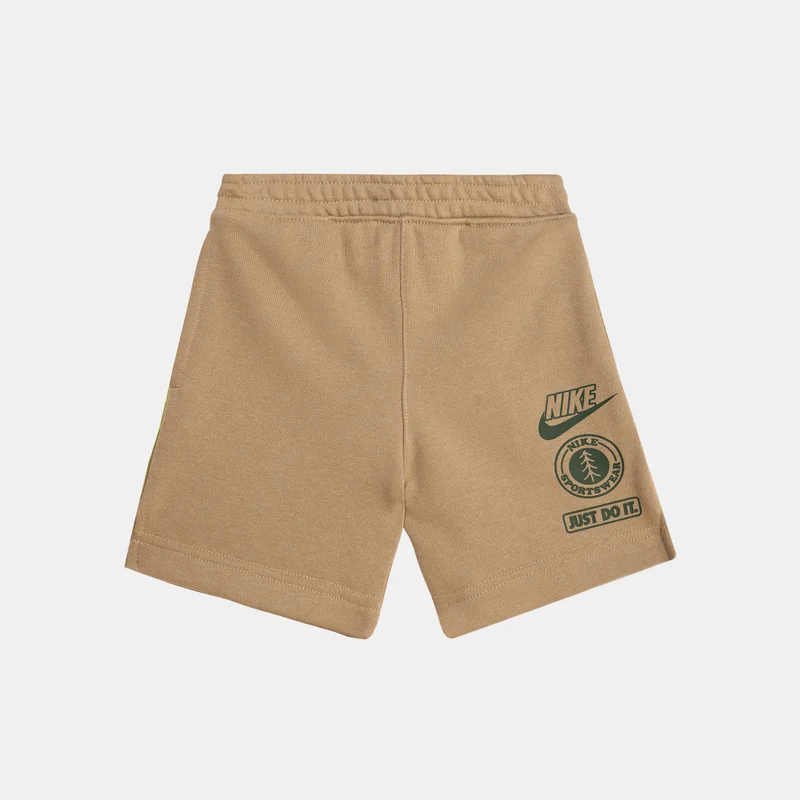 Nike Kids' Sportswear 'Leave No Trace' French Terry Taping Shorts (Younger Kids)