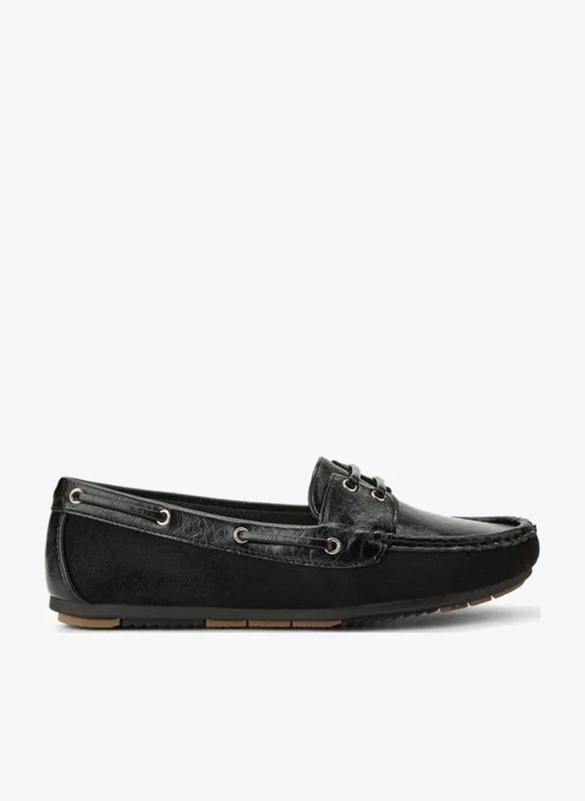 Le Confort BLACK Women Slip-On Moccasins for Women | Best Price UAE