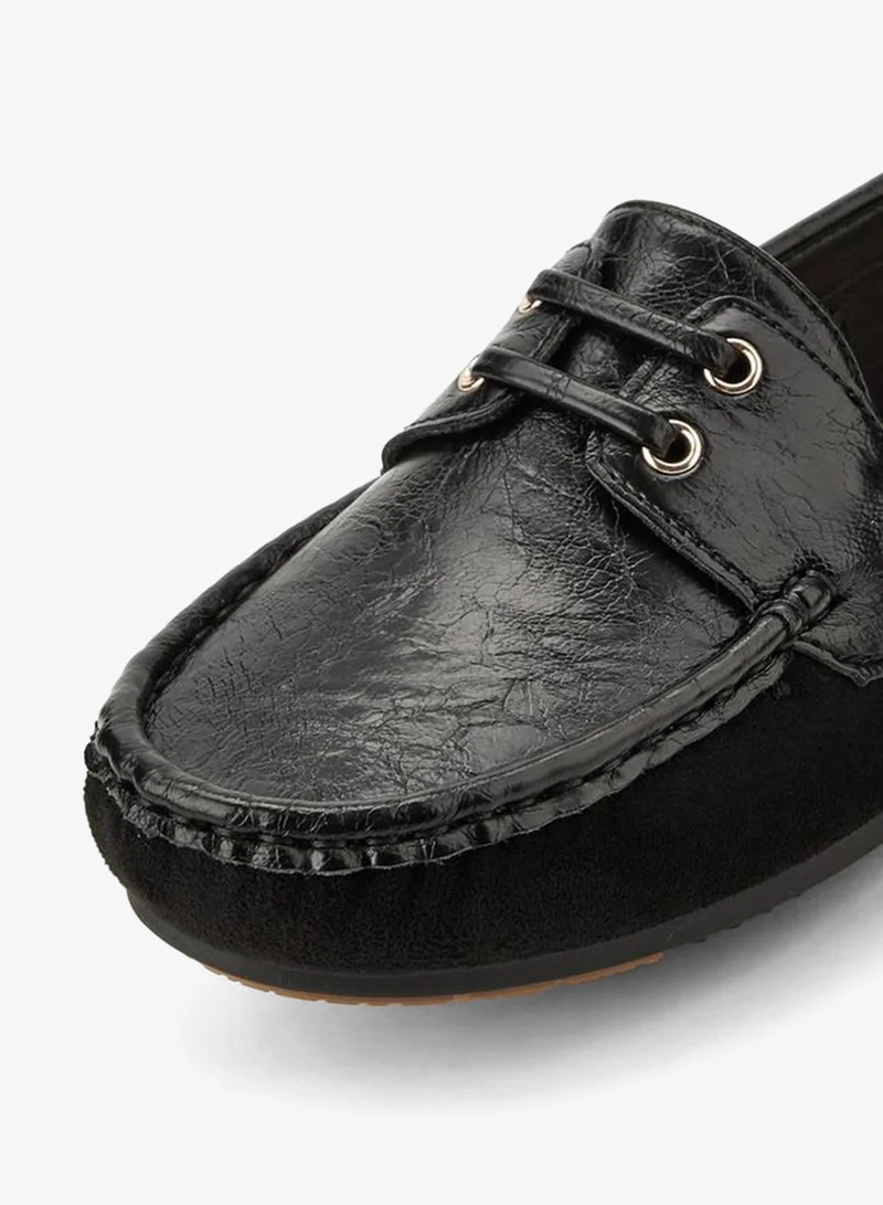 Le Confort BLACK Women Slip-On Moccasins for Women | Best Price UAE