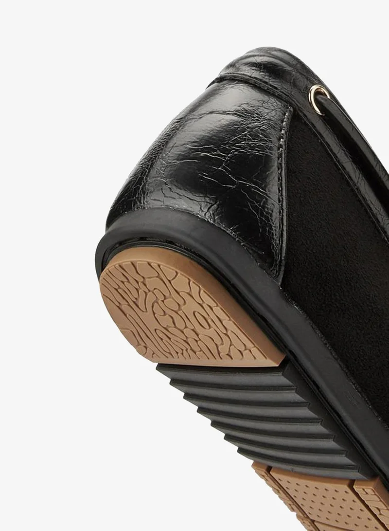 Le Confort BLACK Women Slip-On Moccasins for Women | Best Price UAE