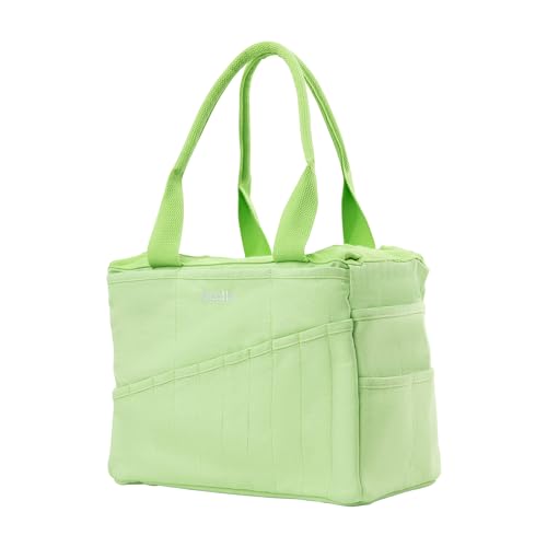 Soolla Studio Bag: Pottery Tool Bag & Craft Storage, Art Supply Organizer, Washable Tote, Knitting Yarn, Crochet Projects, 30 Pockets, 20+ Canvas Colors, Gift For Artists & Teachers (Lime Drip) - Image 4