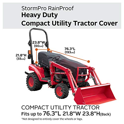 Classic Accessories StormPro Waterproof Heavy-Duty Compact Utility Tractor Cover - Image 3
