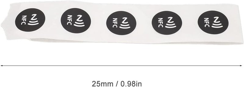 klarako 30Pcs NFC Tags PVC Waterproof 504 Bytes Programmable NFC Stickers TagMo Phone for Long Term Use (Black) - Image 5
