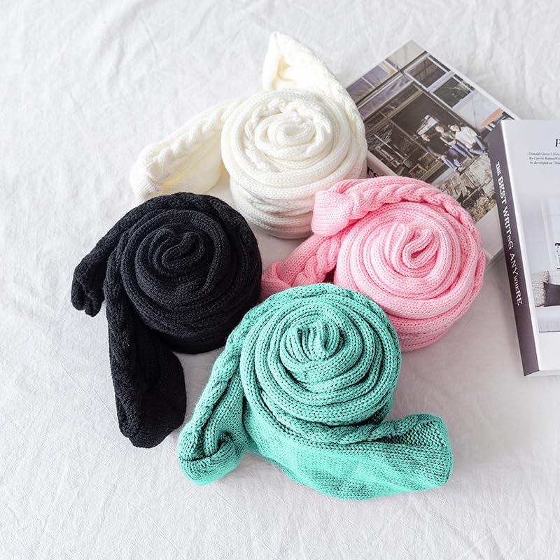 Pcavin Women's Thigh High Socks Over the Knee Cable Knit Boot Socks, Long Warm Fashion Leg Warmers Winter - Image 1