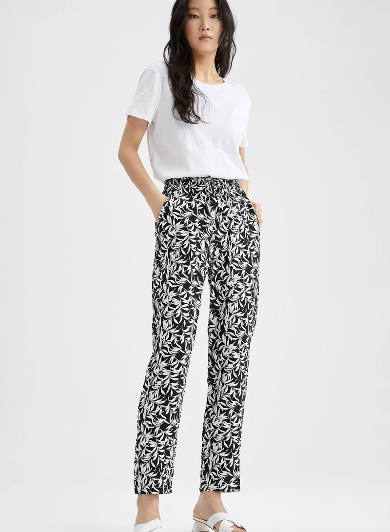 DeFacto Printed High Waist Pants