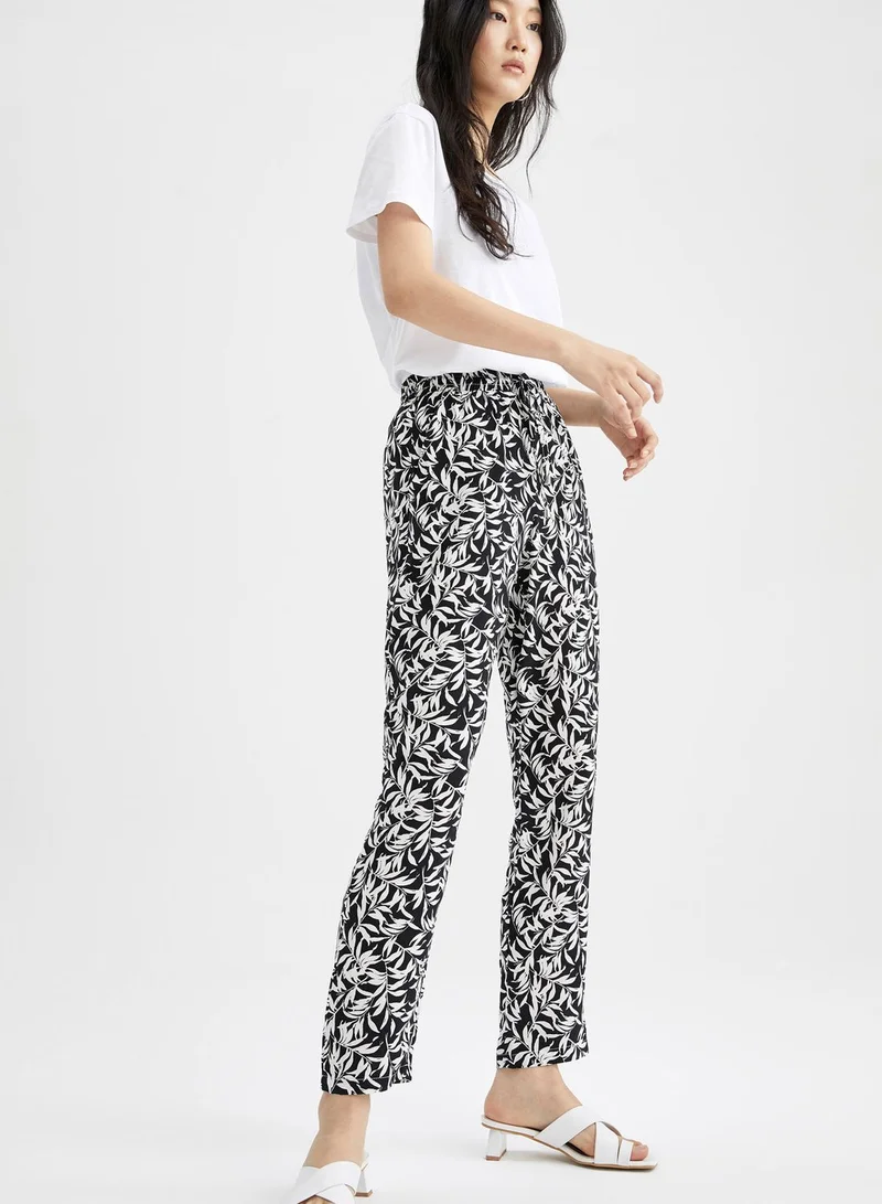 DeFacto Printed High Waist Pants