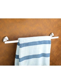 iSTAR iSTAR Stainless Steel Towel Hanger for Bathroom | Towel Rod | Towel Bar Stand Bathroom Accessories, Chrome Finish, 24 Inch, Pack of 1  - Image 1