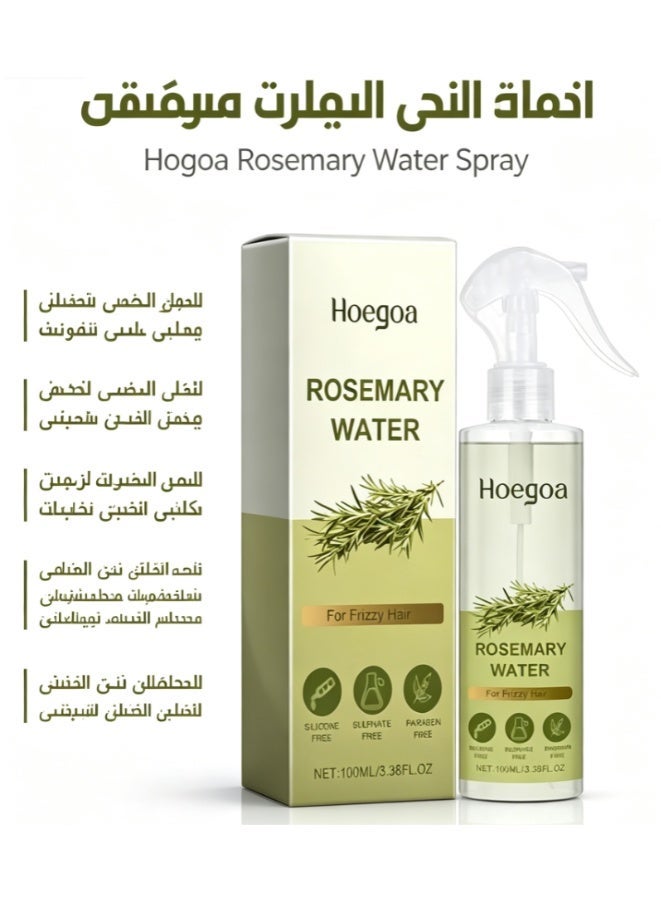 HOEGOA Rosemary Water Spray For Hair Growth (100 ml) | Hair Spray for Regrowth | Rosemary Hair Mist | Adds Shine | Helps Reduce Hairfall | Strengthens Hair | Suitable For All Hair Types - Image 1