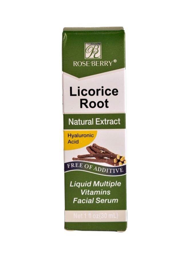 RoseBerry Nature Licorice Root Natural Extract Liquid Multiple Vitamins Facial Serum 30ml  - Image 3