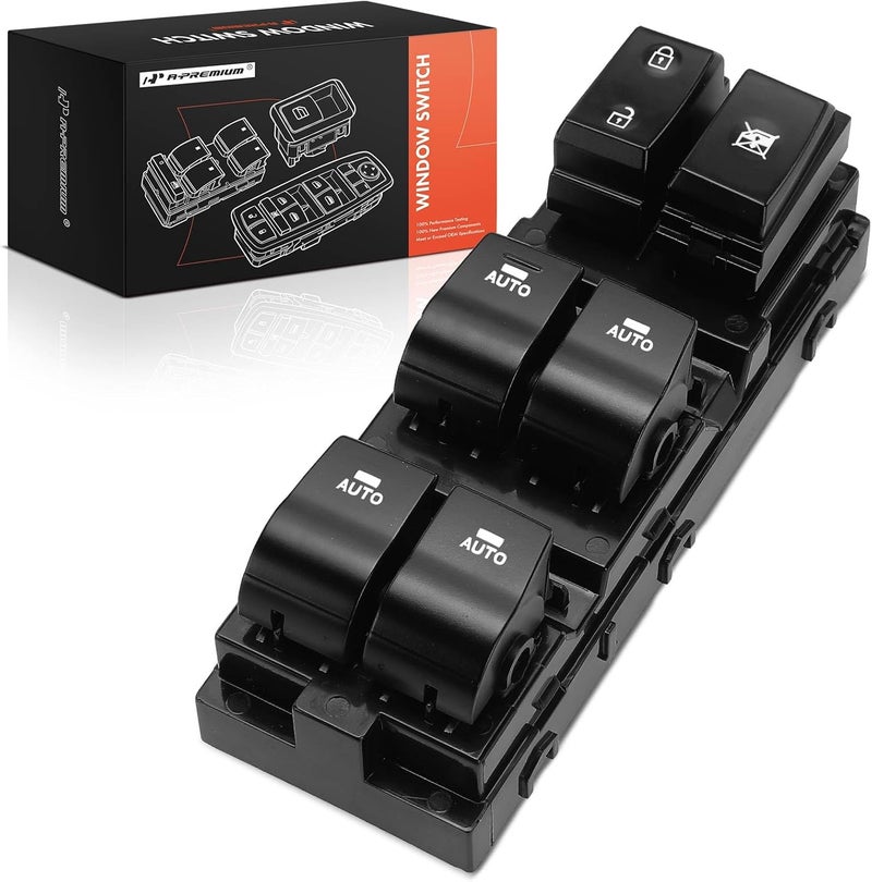 A-Premium Window Switch Replacement for Hyundai Elantra 2016-2020, Front Left - Image 1