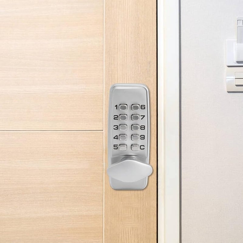 Zinc Alloy Waterproof Mechanical Keyless Combination Door Lock Surface Mount Deadbolt - Image 3