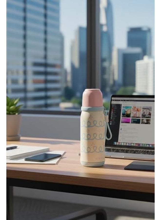 Spaceshoop Starxcup Insulated Thermal Water Bottle Collection 520 ml Pink - Image 3