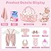 Dreamon 12 Baby Doll Playset with Carrier Bassinet Bed 11PCS Baby Doll Accessories Includes Pacifier Blanket Pillow Diaper Pretend Play Set Baby Doll Care Toys Gifts for Kids Girls - Image 4