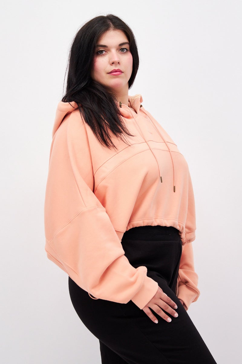 Adidas x Ivy Park Women Sportswear Fit Shrug Outdoor Hoodie, Blush - Image 1