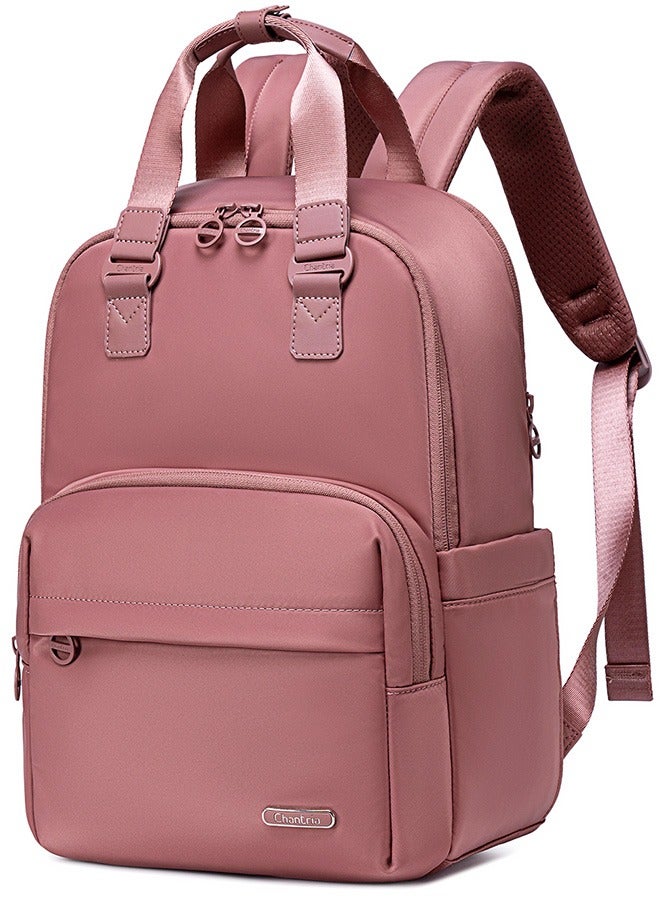 Chantria CB00778 Stylish Anti-theft 15.6-Inch Laptop Water-resistant For Travel Work School Business For Women Fashion Durable Casual Backpack Bag - Nostaliga Rose  - Image 1