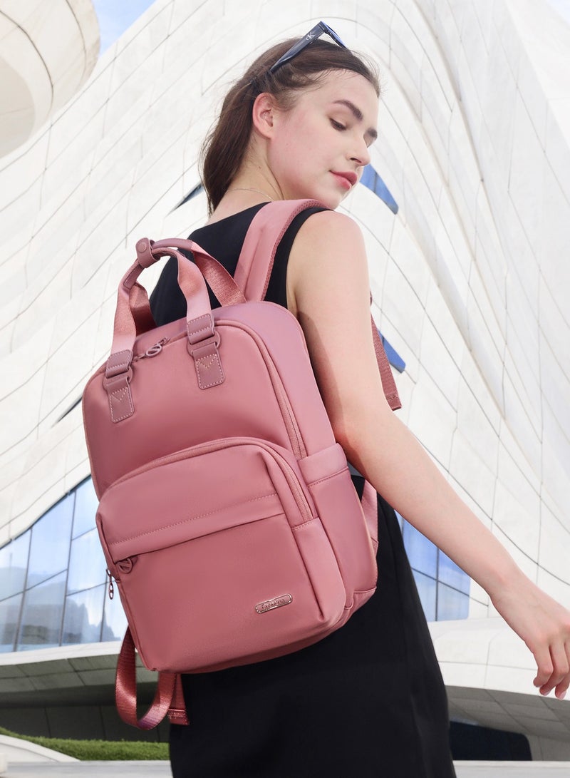 Chantria CB00778 Stylish Anti-theft 15.6-Inch Laptop Water-resistant For Travel Work School Business For Women Fashion Durable Casual Backpack Bag - Nostaliga Rose  - Image 2