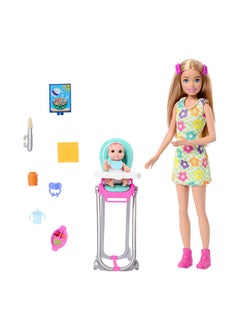 Barbie Skipper™ Babysitters Inc.™ Doll and Playset - Feeding Baby (Blonde)  - Image 1