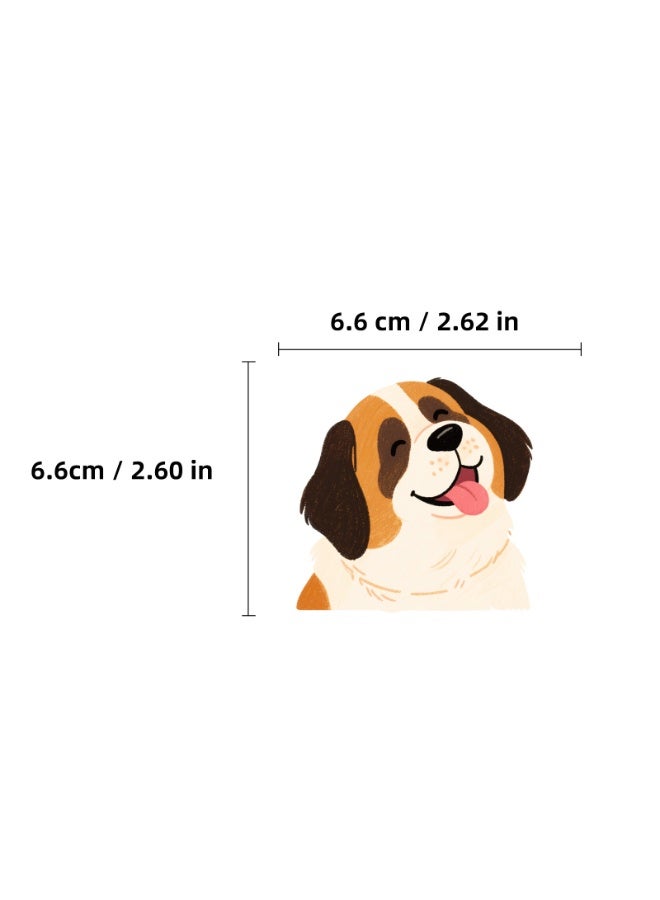 56 PCS Cute Hand Drawn Dogs Stickers for Kids Adults, Aesthetic Animal Stickers for Scrapbook Journal, Vinyl Dogs Decals for Laptop Water Bottles Classroom Prize Party Gift Scrapbook Supplies - Image 3