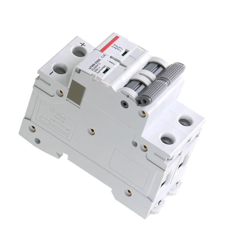 Gym9 DC MCB 2P 20A 2 Pole 6KA 500V Din Rail Miniature Circuit Breaker - Image 3