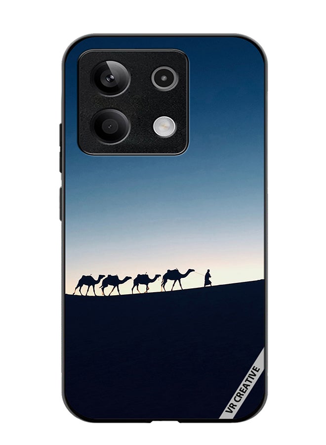 VR CREATIVE Protective Case Cover For Xiaomi Poco X6 Camel Walking Design Multicolour - Image 1