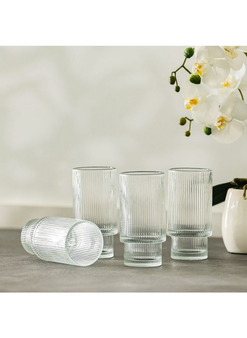 DANUBE HOME Mysteva 4-Piece Beverage Glass Set,310ml  - Image 2