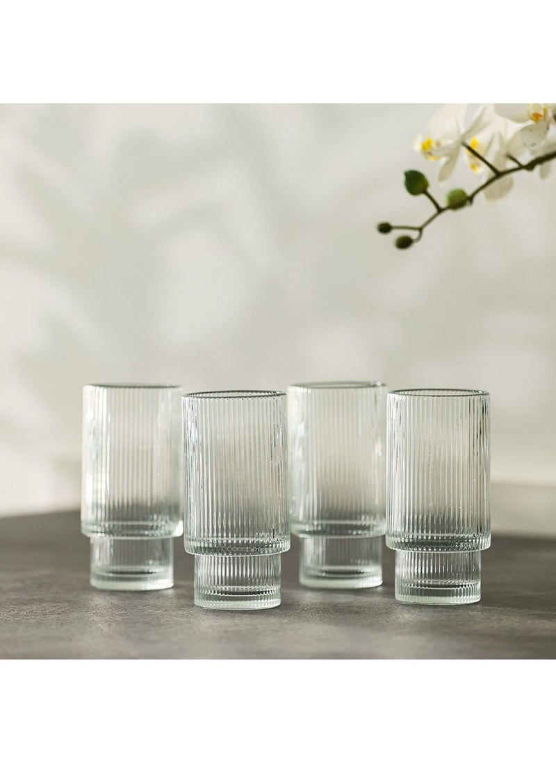 DANUBE HOME Mysteva 4-Piece Beverage Glass Set,310ml  - Image 3