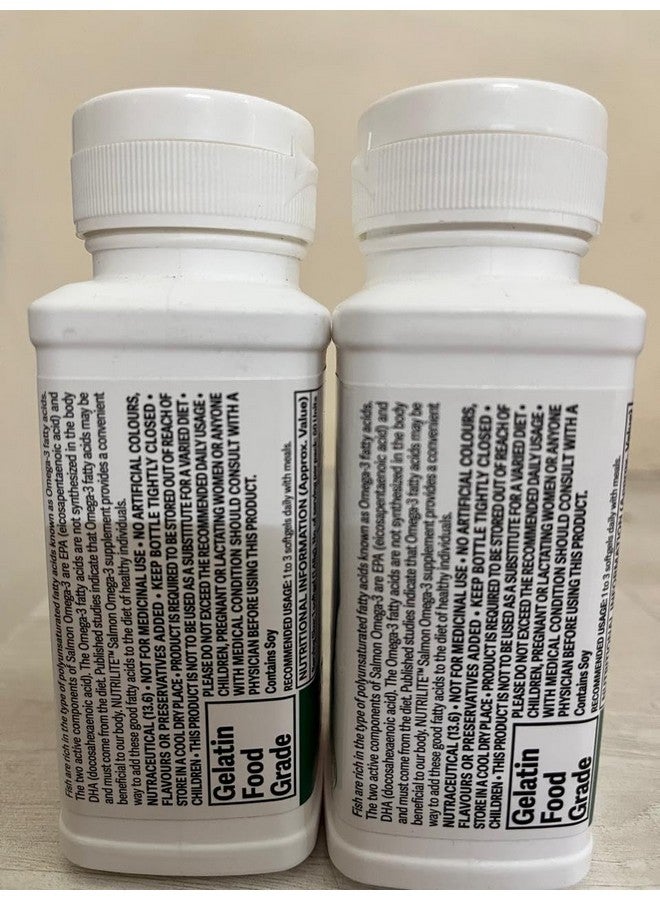 Nutrilite نوتريلايت أموى سمك السلمون أوميغا-3 60 كبسولة لينة (عبوة من 2) - Image 4