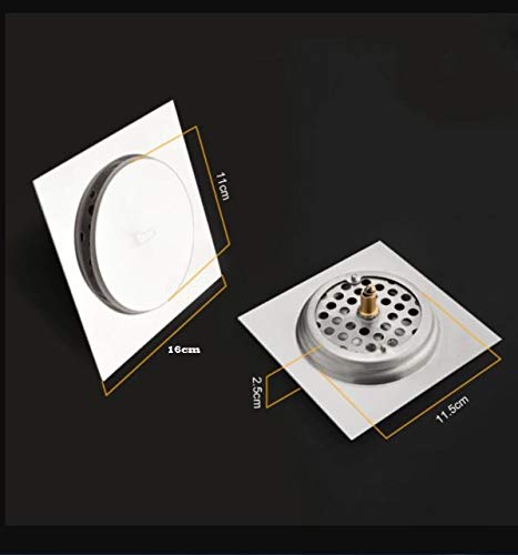 MLD Floor Drain Deodorant Insect Proof Stainless Steel Swirling Drainage Kitchen Bathroom Anti-Blocking Filter Drain - Image 2