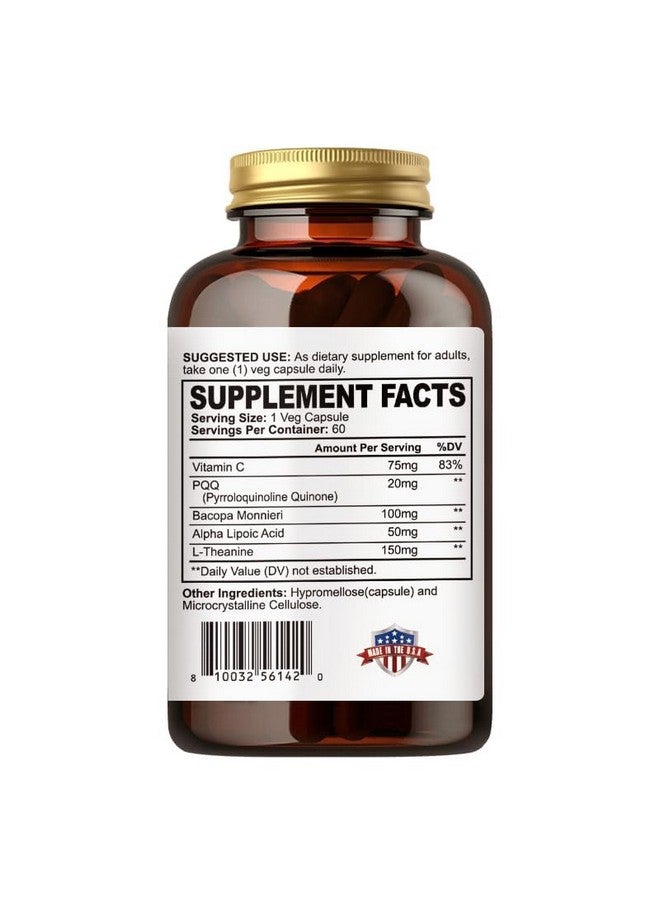 oppuland Pyrroloquinoline Quinone-PQQ Supplement 20 mg-Supports Heart Health*-Gluten-Free,Non-GMO,Vegetarian-60 Veg Capsules - Image 5