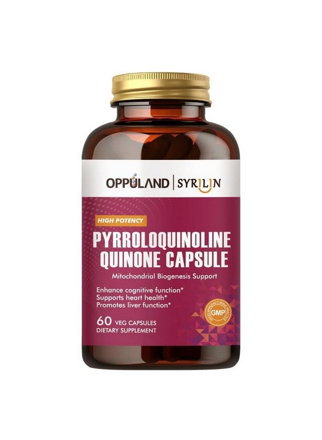 oppuland Pyrroloquinoline Quinone-PQQ Supplement 20 mg-Supports Heart Health*-Gluten-Free,Non-GMO,Vegetarian-60 Veg Capsules - Image 1