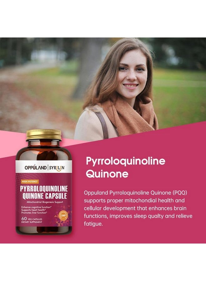 oppuland Pyrroloquinoline Quinone-PQQ Supplement 20 mg-Supports Heart Health*-Gluten-Free,Non-GMO,Vegetarian-60 Veg Capsules - Image 4