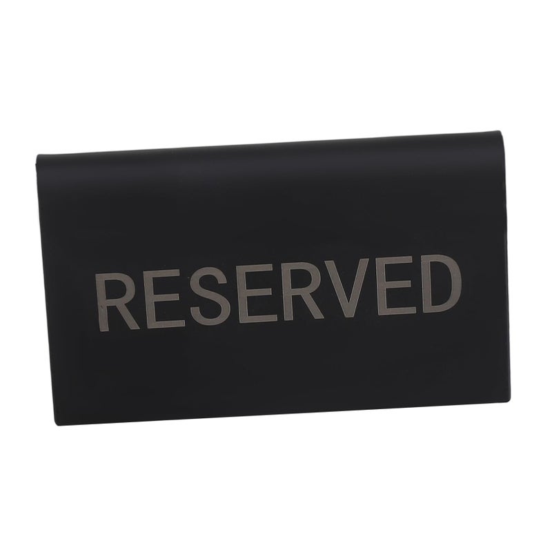 Stainless Steel Double Sided Reserved Table Signs for Weddings and Events - Image 2