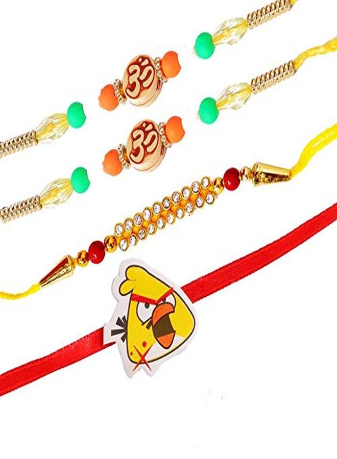 Suninow Designer Independence Day Rakhi(Pack of 4)