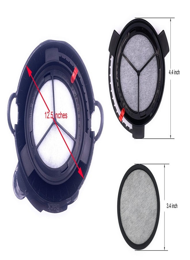 Xcivi Replacement Coffee Maker Water Filtration Set Filter Disk with Frame for Mr. Coffee Brewers Coffee Maker - Water Filtration Kit 6 months supply(1Disk Frame +6Filter Disks) - Image 2