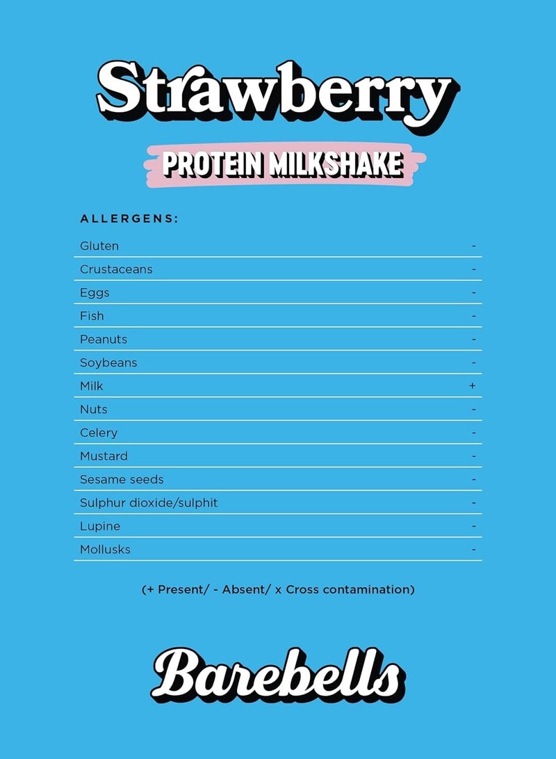 بيربيلز ميلك شيك بروتين باربيلز بنكهة الفراولة 330 مل - Image 3