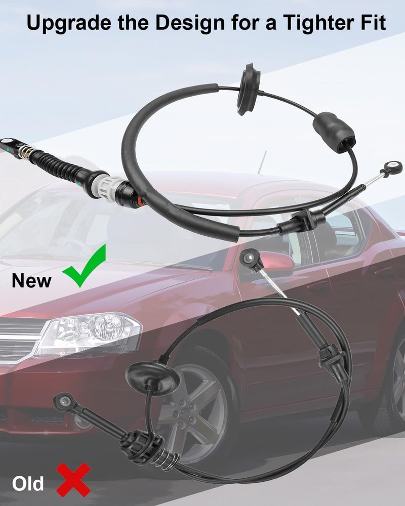 AUGREX Transmission Shift Cable for Chrysler 200, Sebring, Dodge Avenger (2007-2014) - Image 3
