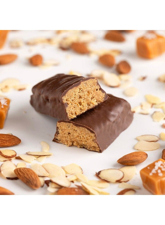 PROBAR بار بروتين بملح البحر وكاراميل خالي من الكائنات المعدلة وراثيًا وخالي من الغلوتين ومكونات غذائية صحية نباتية للطاقة الطبيعية (12 قطعة) - Image 3