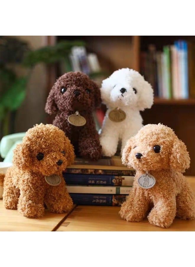 إسكدنيا Puppy Pet For American Doll WF-481N,Simulated New Dog Plush Doll Teddy Dog Plush Toy Puppy Doll Grab Machine Doll Gift Doll,for birthday gift - Image 4