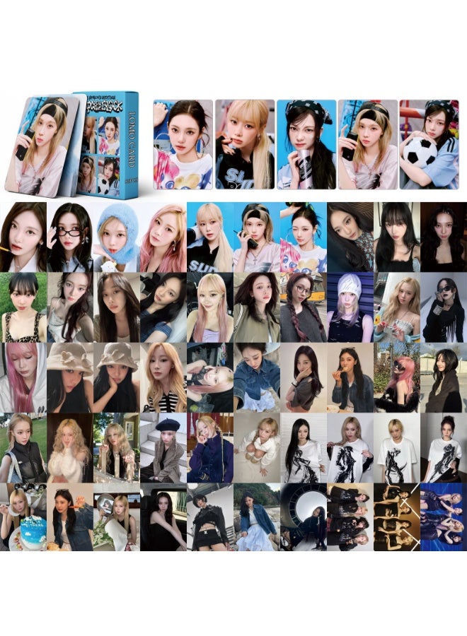 NIBEMINENT 55 قطعة بطاقات لومو Kpop AESPA لهدايا مجموعة المعجبين - Image 1