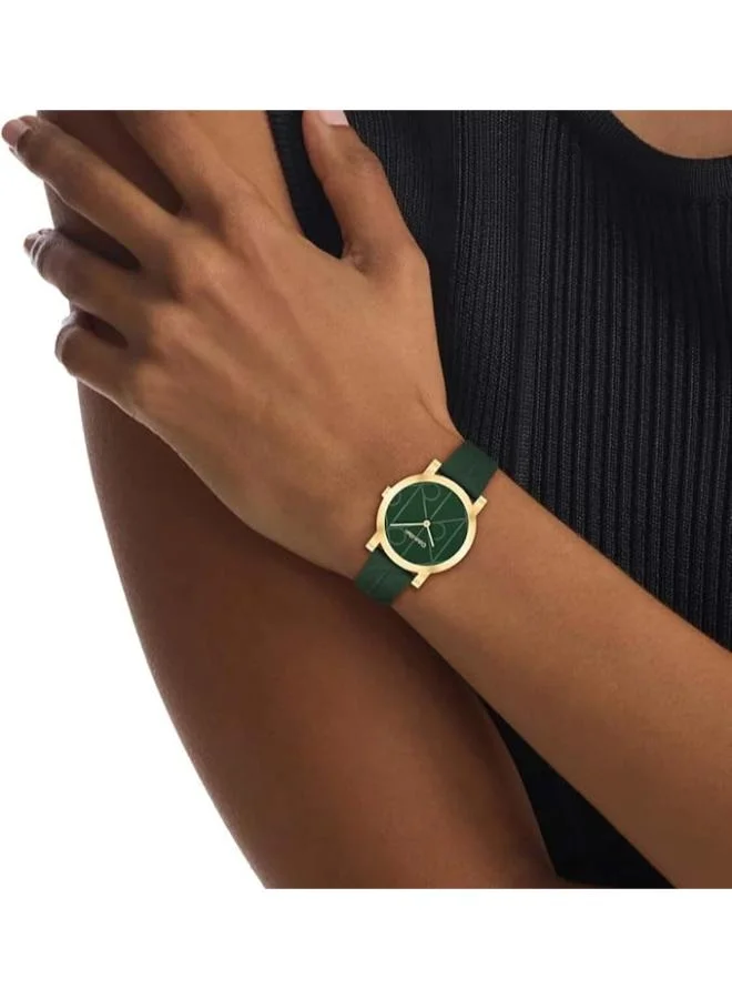 Calvin Klein  Quartz analog Watch Leather Strap for Women | Best Price UAE