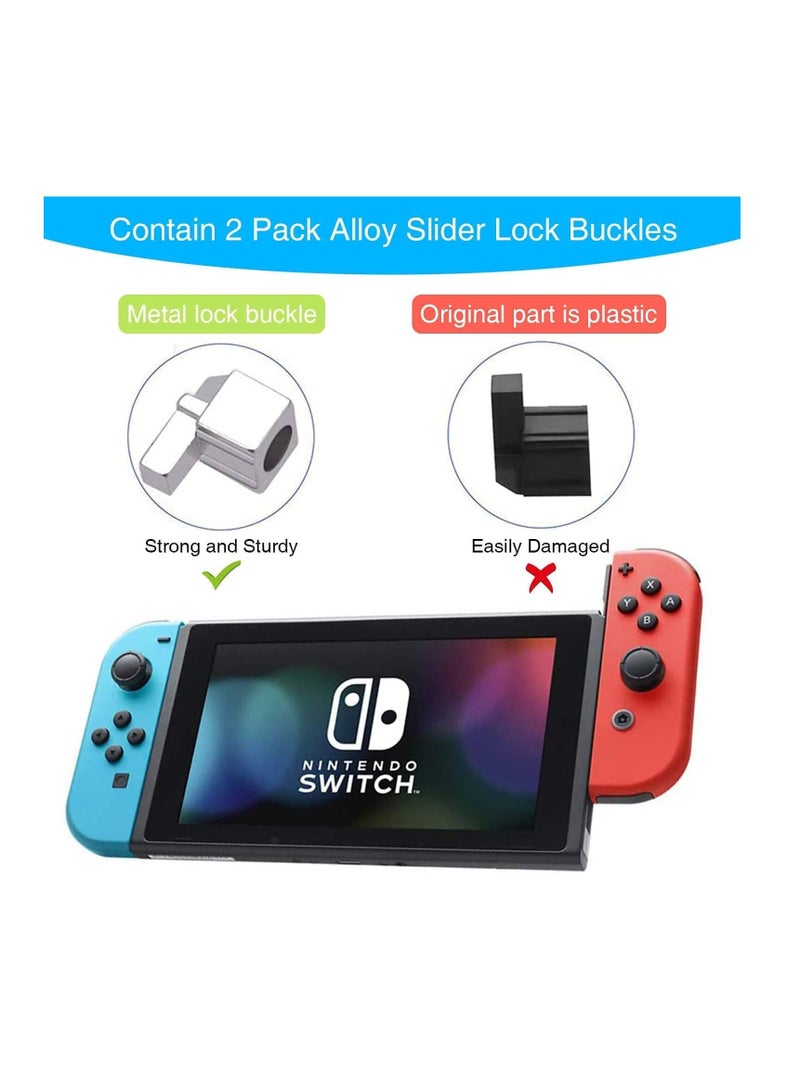 Excefore (2 Pack) Joystick Replacement for Joycon, Switch Analog Stick Parts Nintendo Joy Con Controller Thumbstick, Include Full Repair Tool Kit and 2 Metal Lock Buckles, Jon - Image 3
