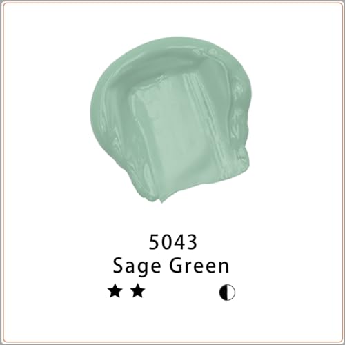 Artecho Sage Green Acrylic Paint 500ml/17oz - Large Bottle for Art, Craft, Canvas, Rocks, Wood, Fabric, Ceramic - Non-Toxic - Image 2