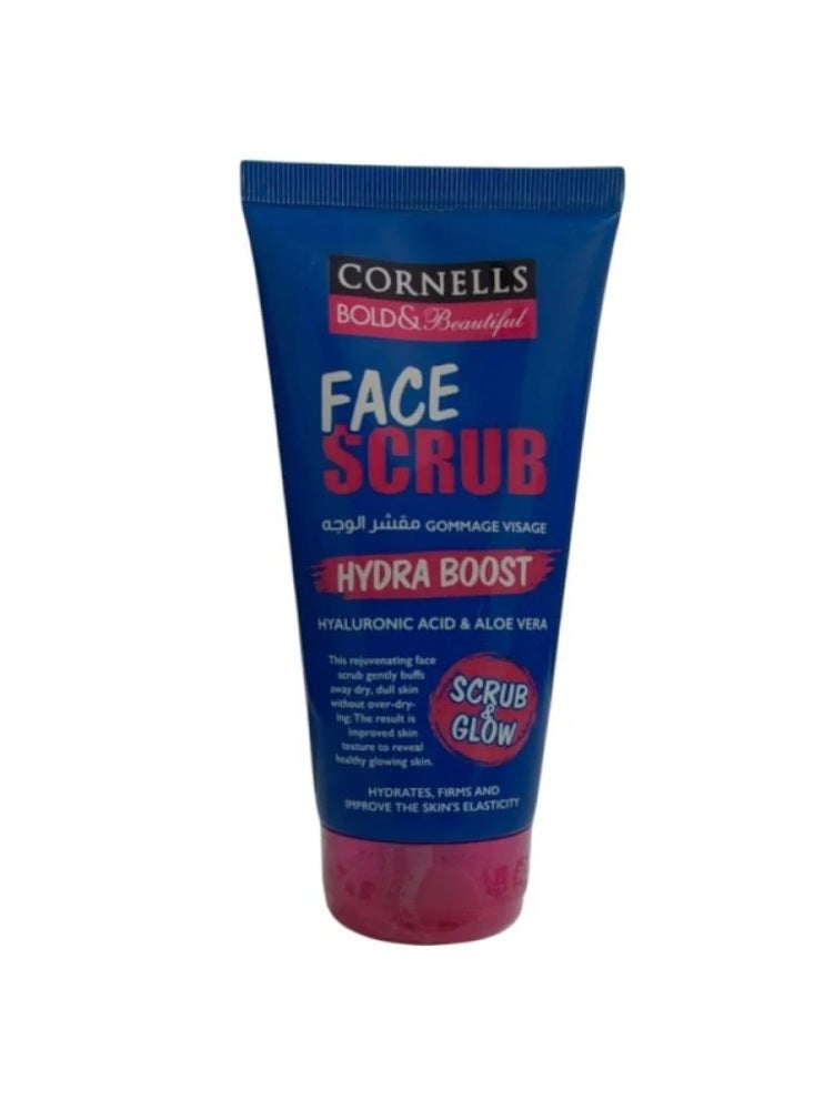 مقشر للوجه بحمض الهيالورنيك والصبار من كورنيلز - 150مل