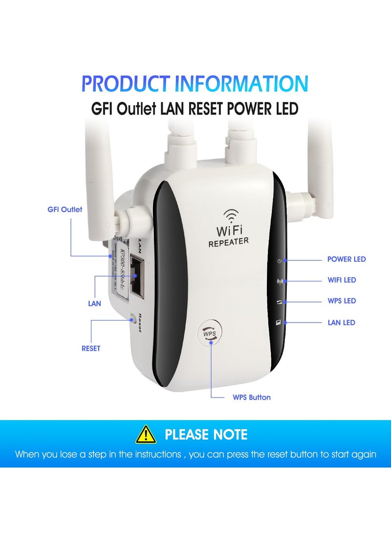 WiFi Extender,WiFi Signal Booster ,WiFi Range Extender,Works with Any WiFi Router - Image 2