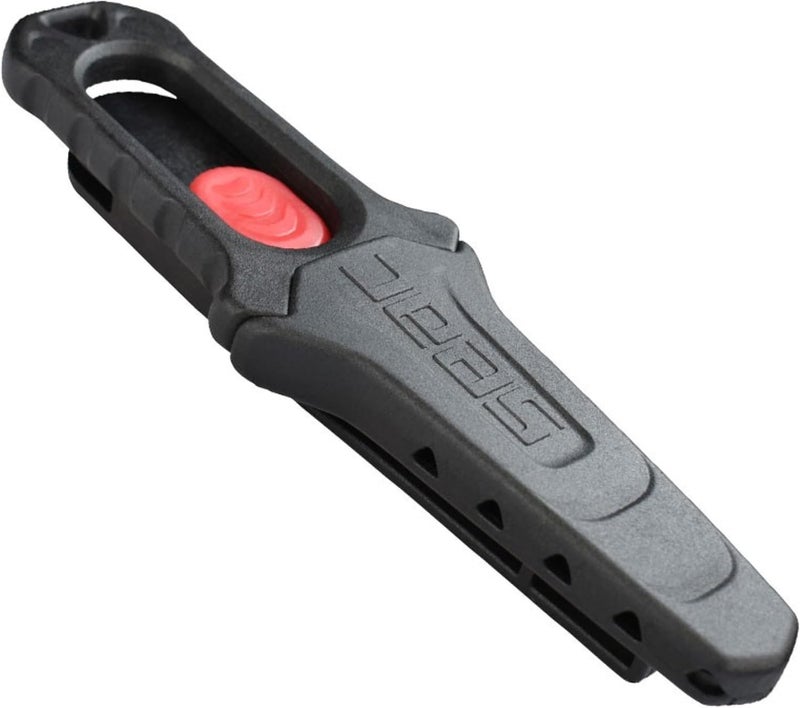 Seac Devil, Small Dive Knife for Scuba Diving and Spearfishing, Safety Lock - Image 2