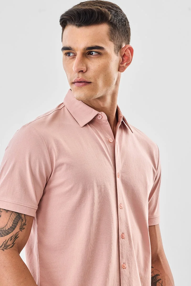 SNITCH Pink Regular Fit Shirt