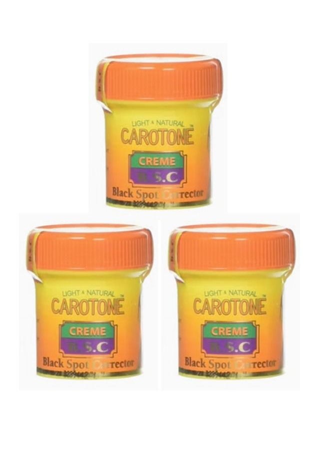 Carotone 3 Pieces Black Spot Corrector Creme 3 X 30 ml  - Image 1