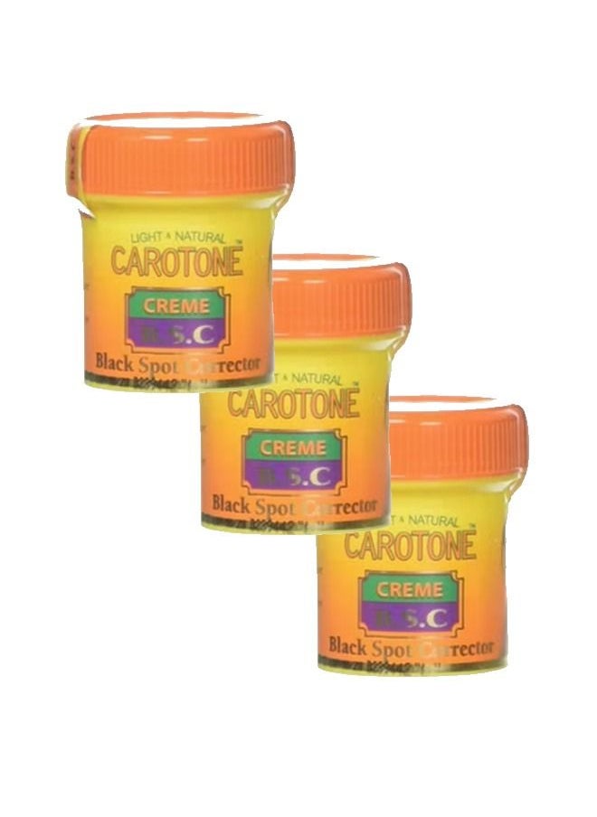 Carotone 3 Pieces Black Spot Corrector Creme 3 X 30 ml  - Image 2